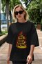 Gym, Sports, Fitness 94 Front Printed Black Oversize T-Shirt Men Women Cotton Crew Neck T-Shirt - 5