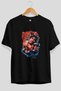 Gym, Sports, Fitness 13 Pre-Printed Black Oversize T-Shirt Men Women Cotton Crew Neck T-Shirt - 2