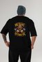 Gym, Sports, Fitness 88 Back Printed Black Oversize T-Shirt Men's Women's Cotton Crew Neck T-Shirt