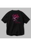 Gym, Sports, Fitness 48 Back Printed Black Oversize T-Shirt Men's Women's Cotton Crew Neck T-Shirt - 3
