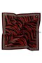 Geometric Stripes Sports Zebra Pattern Sparkly Crystal Scarf - 2
