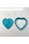 Jigsaw Puzzle Heart Cookie Mold and Stamp Set |   Valentine's Day and Engagement |   Sugar Pulp, Clay - 6