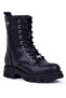 Black Daily Women's Boots Non-Slip, Non-Sound Soles - 2