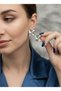 Silver Silver Steel Special Design Modern Abstract Form Women's Earrings |   Trendy Stylish Design - 4