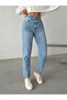 Stone High Waist Belt Apollet Mom Jeans - 5