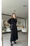 Women's Crew Neck Chic Dress Two-Piece Set - 5