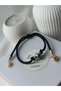 Marteniçka Black Friendship Luck Bracelet Glass Evil Eye Bead Semiramis Bracelet - 8