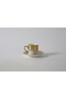 Gold Detailed 6-Person Porcelain Coffee Cup Set Luxury - 4