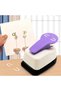 1 PURPLE Earring Cards Display Holder Puncher Punch Card Tool for cards paper punch Jewelry card - 5