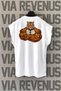 Gym Tiger Sırt Printed Sıra Kolsuz %100 Pamuk Spor Tshirt
