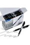 10PCS deli Gel Pens, 10 Pcs Retractable Pens Black Ink, Medium Point Pen 0.5mm, Smooth Writing, Fast