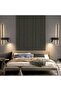 Decorative Samsung Led Wall Sconce Hotel Living Room Bedroom Single Daylight Blackcase