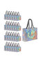 32X10X27CM 10PCS Silver Laser Silver Reusable Gift Tote Grocery Shopping Bags Apply To Bridesmaids B - 8