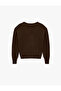 Double-Breasted Collar Long Sleeve Knitwear Sweater - 4
