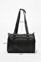 Verona Women's Shoulder Strap Handbag Real Leather Black - 2
