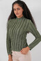 Women's blouse 975 khaki - 5