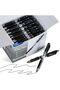 10PCS deli Gel Pens, 10 Pcs Retractable Pens Black Ink, Medium Point Pen 0.5mm, Smooth Writing, Fast - 5