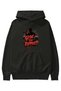 Gym, Sports, Fitness 36 Pre-Printed Black Hoodie Oversize Hooded Sweatshirt Men Women - 2