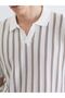 Lcw Vision Polo Neck Striped Combed Cotton Men's T-Shirt - 3