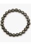Pyrite Natural Stone Bracelet 8 mm Round Cut