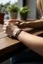 2 Pieces of Adjustable Hand-Knitted Evil Eye Bracelets, Fits Any Wrist, Stylish and Meaningful Bracelet - 6