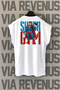 Super Gym Back Printed Zero Sleeve 100% Cotton Sports Tshirt