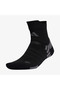 Quarter Unisex Black Socks