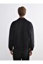 Xside Black Comfortable Fit Suede Men's Jacket - 5