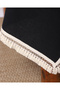 Premium Black Linen Rusted Tablecloth - 3