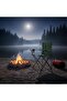 Portable Folding Camping Chair with Cup Holder Pack Of 3 - 3