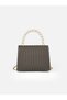 Beybe Pearl Detailed Lock Detailed Hand and Crossbody Women's Bag - 4