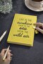 Locked Hard Cover 160 Pages Daily Memory Motivational Agenda Notebook A5 15*21 cm