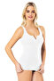 Women's Cotton Lycra Wide Strap Combed Cotton Camisole 4-Piece Undershirt - 2