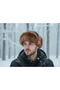 Long-Haired, Wolf-Colored Fur with a Sheepskin Inside, Börk, Hat, Beret, Forester