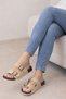 Women's Non-Slip Orthopedic Comfortable Sole Adjustable Double Buckle Home and Outdoor Slippers - 4