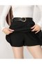Pleated Mini Skirt – High Waist, Leather Belt, Stylish and Comfortable Fit - 2