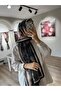 Soft Patterned Black-Brown Shawl - 3