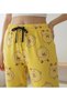 Women's Yellow Duck Patterned Pajama Bottoms, Comfortable Fit, Soft Fabric, Home Wear - 4