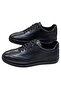 Genuine Real Leather Lace-Up Sneaker Model Flat Sole Orthopedic Casual Men's Shoes