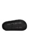 Black Unisex Closed Front Furry Plush Warm Comfortable Home Slippers - 3