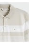 Lcwaikiki Classic Polo Neck Striped Mercerized Look Men's T-Shirt - 6