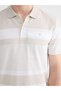 Lcwaikiki Classic Polo Neck Striped Mercerized Look Men's T-Shirt - 3