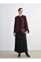 Crew Neck Textured Women's Cardigan (W5) - 2