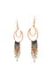 Karma copper earrings,
