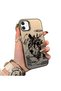 iPhone 12 Compatible Silicone Edge Hard Back Anti-Fall Case Creative Patterned