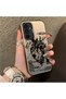 Samsung Galaxy A54 Compatible Silicone Edge Hard Back Anti-Fall Case Creative Patterned - 4