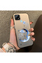 Realme C21 Compatible Silicone Edge Hard Back Anti-Fall Case Sponge Fish Pattern - 4