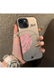حافظة من السيليكون متوافقة مع هاتف iPhone 14 Plus/15 Plus ذات حافة صلبة ومضادة للسقوط بنمط عيد الحب - 4