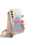 Samsung Galaxy S24 Fe Compatible Silicone Edge Hard Back Anti-Fall Case Sponge Fish Pattern
