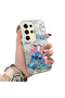 Samsung Galaxy S24 Ultra Compatible Silicone Edge Hard Back Anti-Fall Stitch Patterned Case
